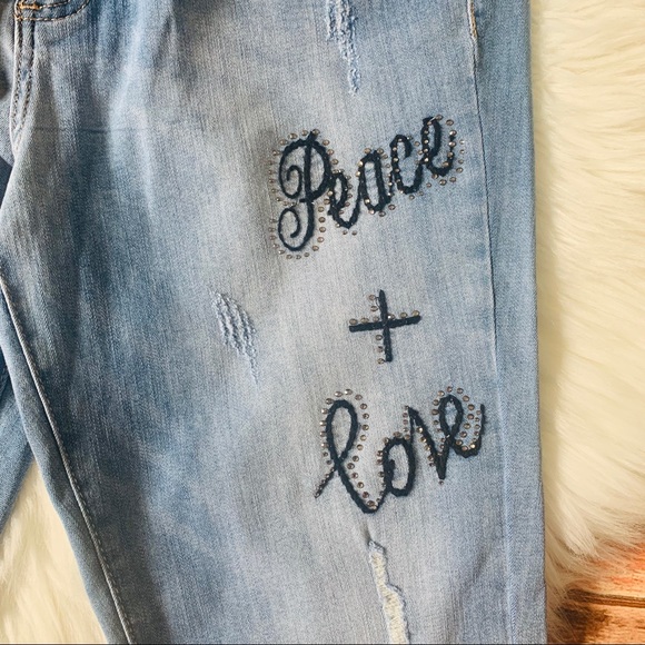 peace love jeans